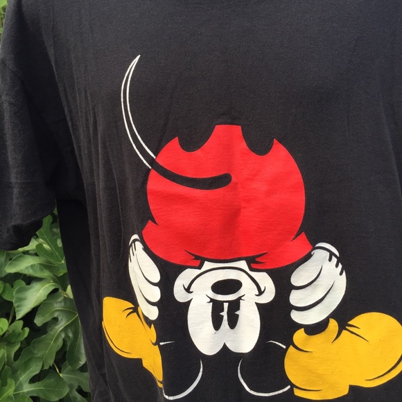 Vintage Mickey & Co. Upside Down Mickey Tshirt - Picture 7 of 8